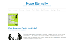 Desktop Screenshot of hopeeternally.com